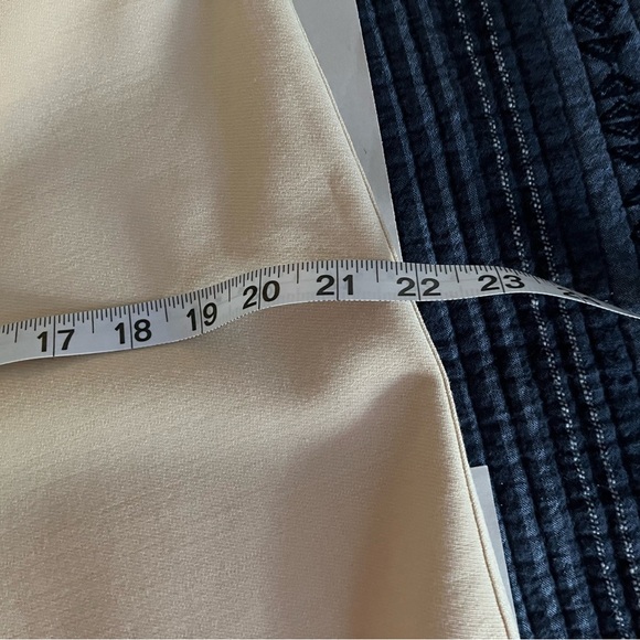 VTG Christian Dior Boutique flat front virgin wool blend cream pants US … - Picture 15 of 15